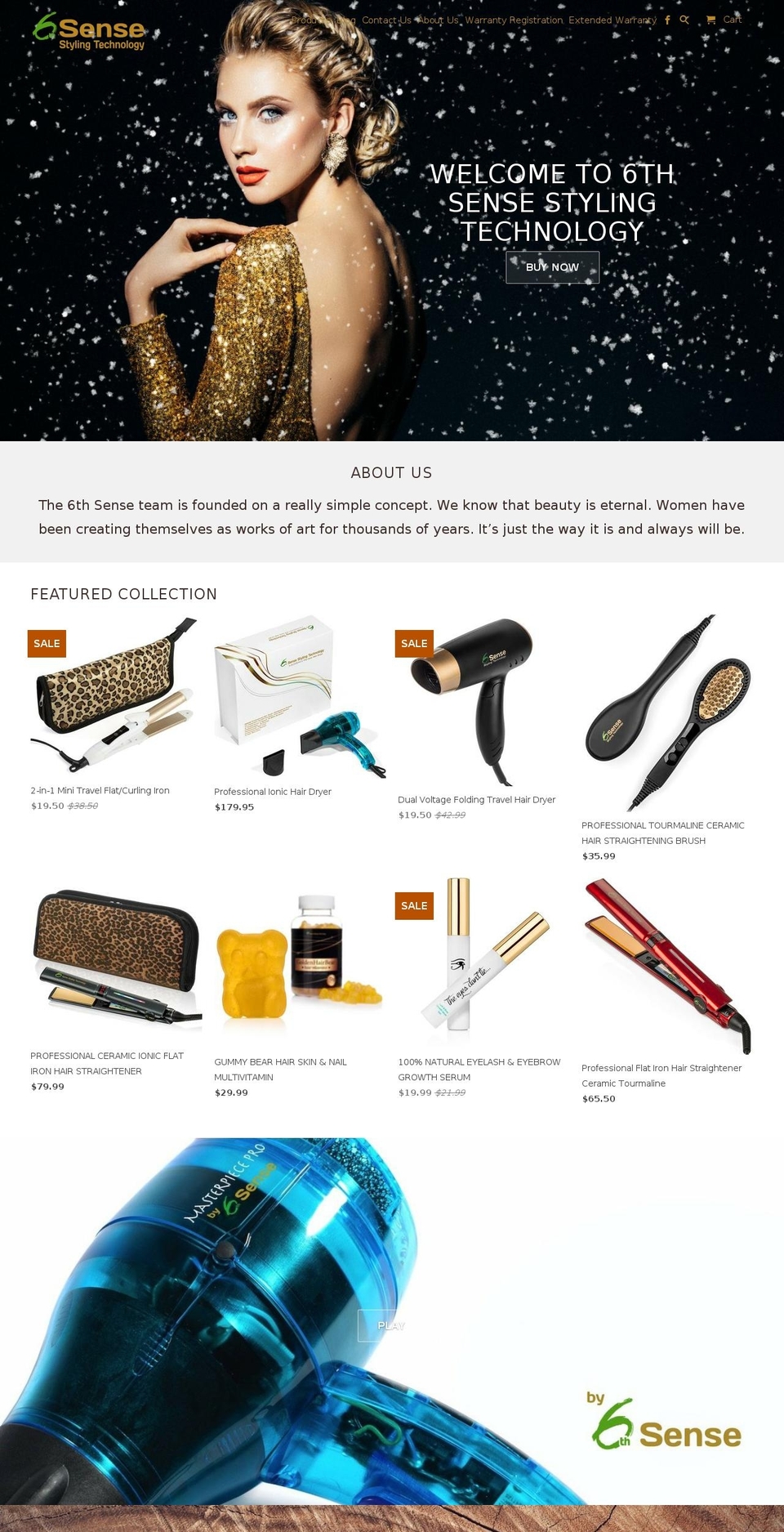 sixsst.com — Shopify storefront screenshot
