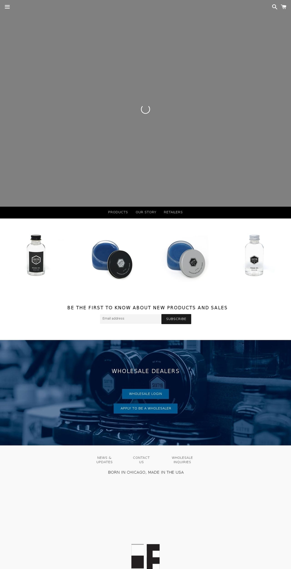 sixty8chicago.com shopify website screenshot