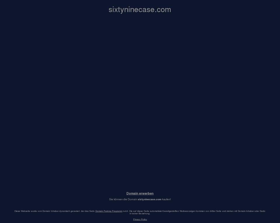 sixtyninecase.com — Shopify storefront screenshot