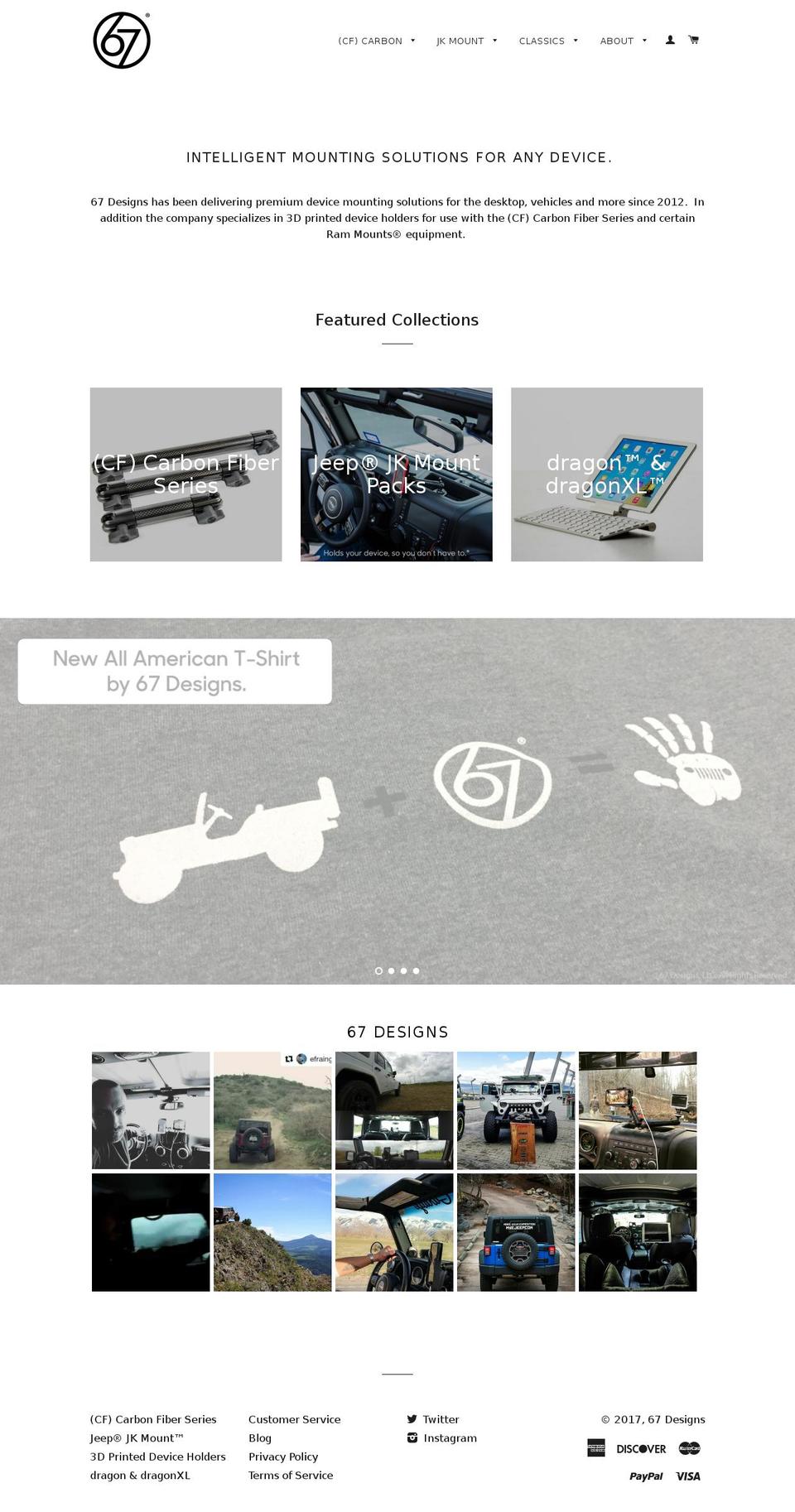 sixtysevend.com shopify website screenshot
