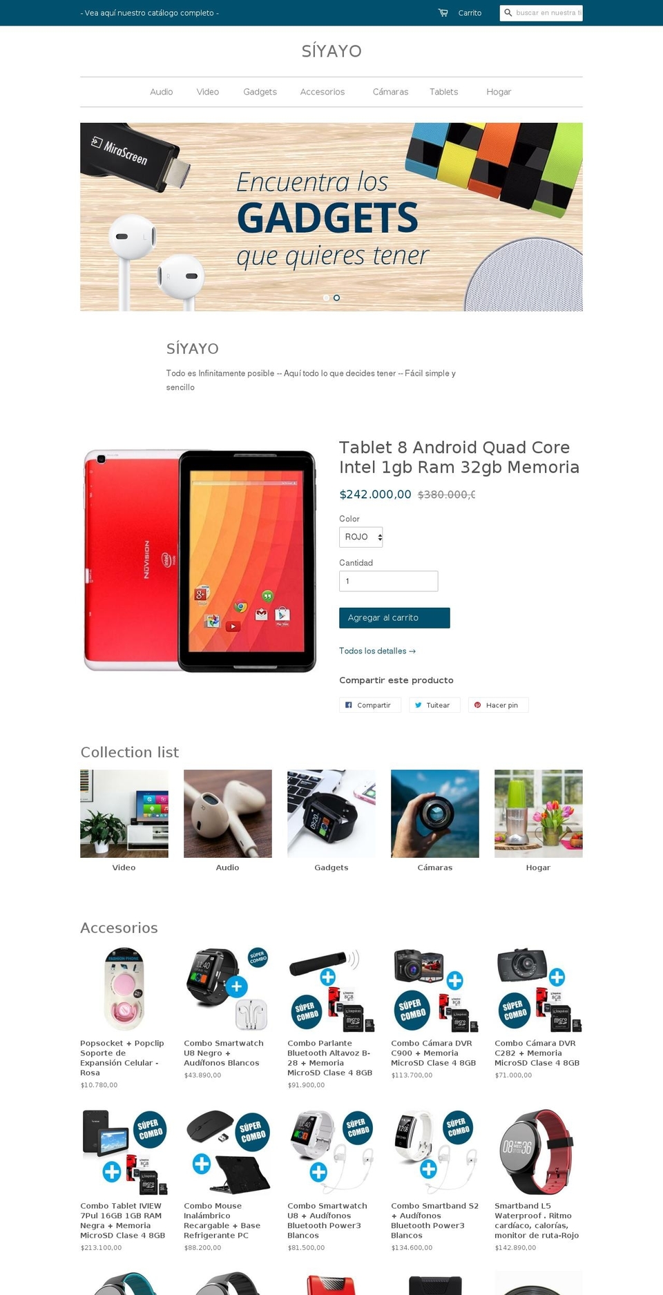 siyayo.com — Shopify storefront screenshot