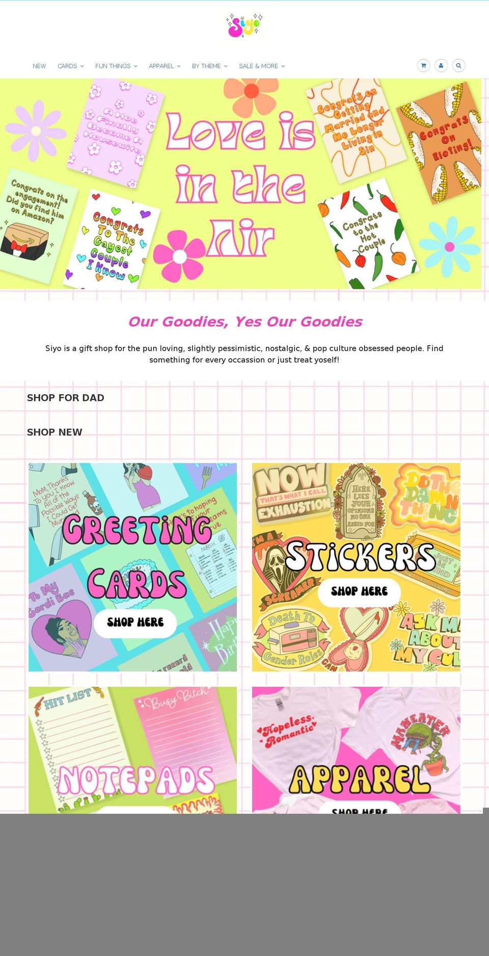 siyoboutique.com shopify website screenshot