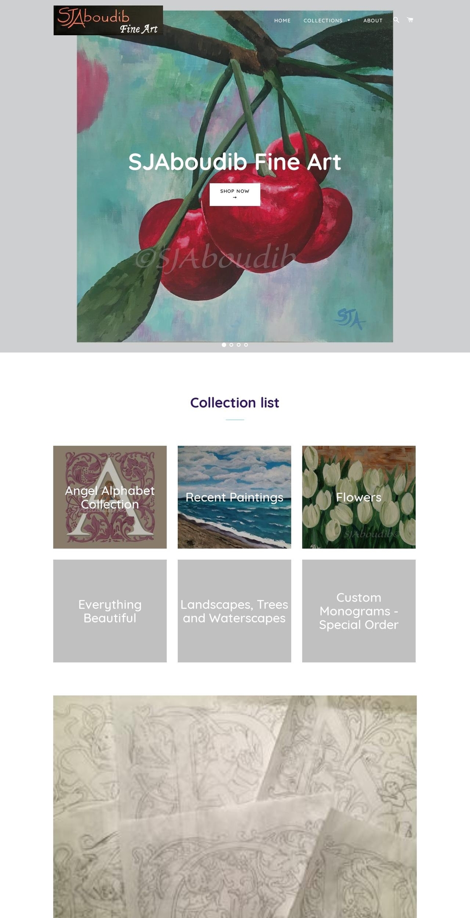 sjaboudib.com — Shopify storefront screenshot