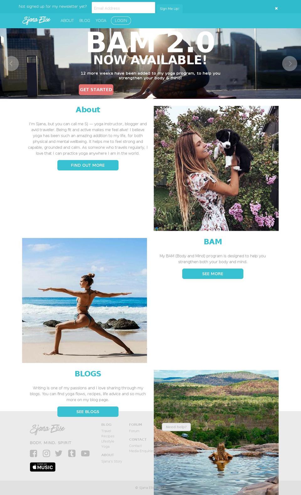 sjana.com shopify website screenshot