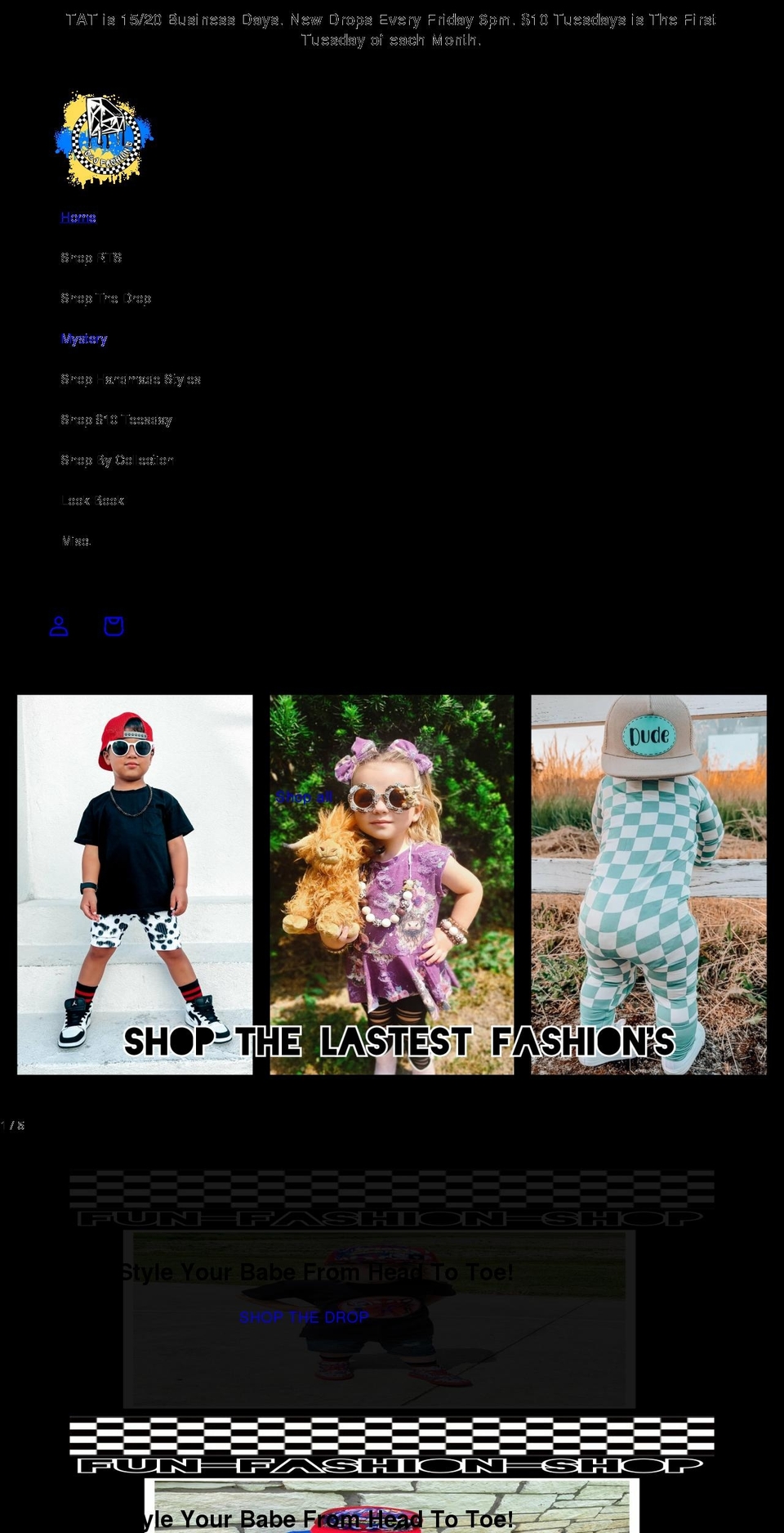sjfashions1.com shopify website screenshot