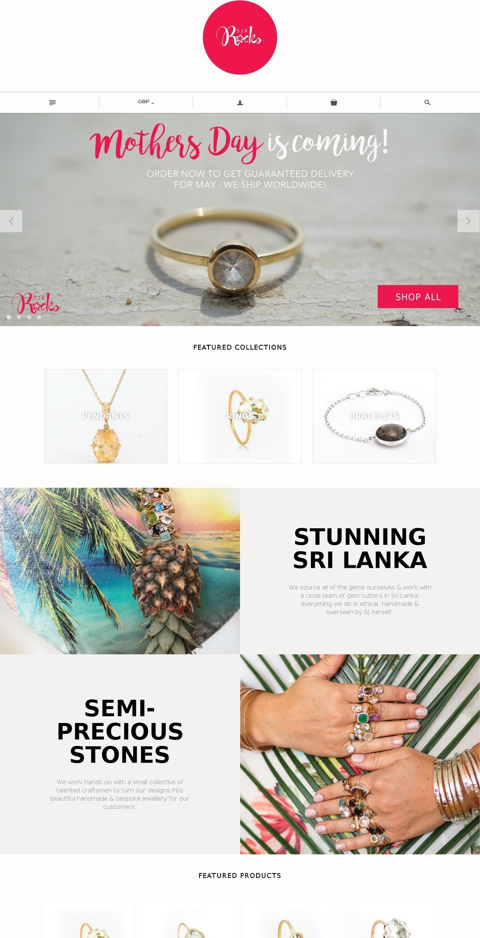 sjkrocks.com shopify website screenshot
