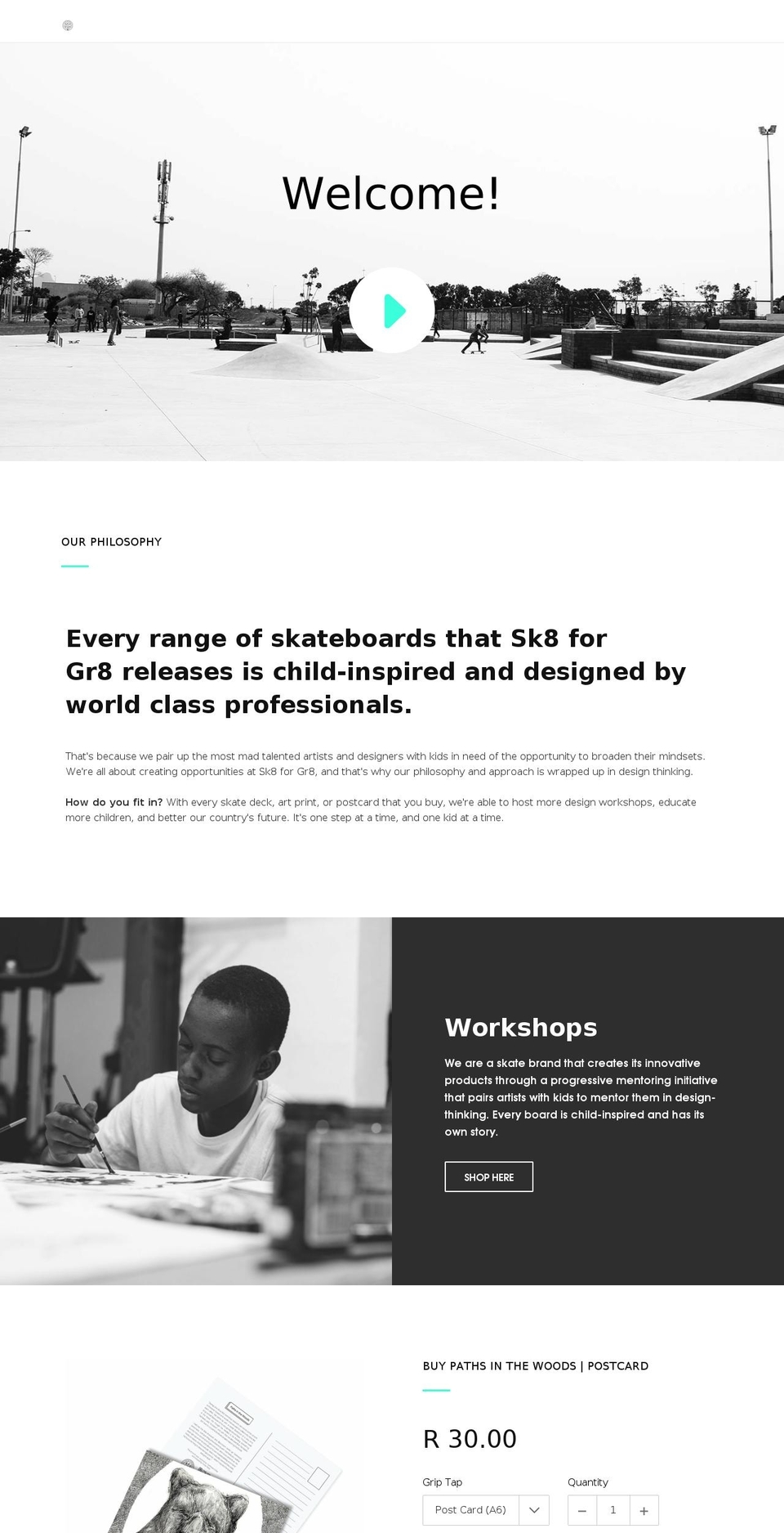 sk8forgr8.com shopify website screenshot