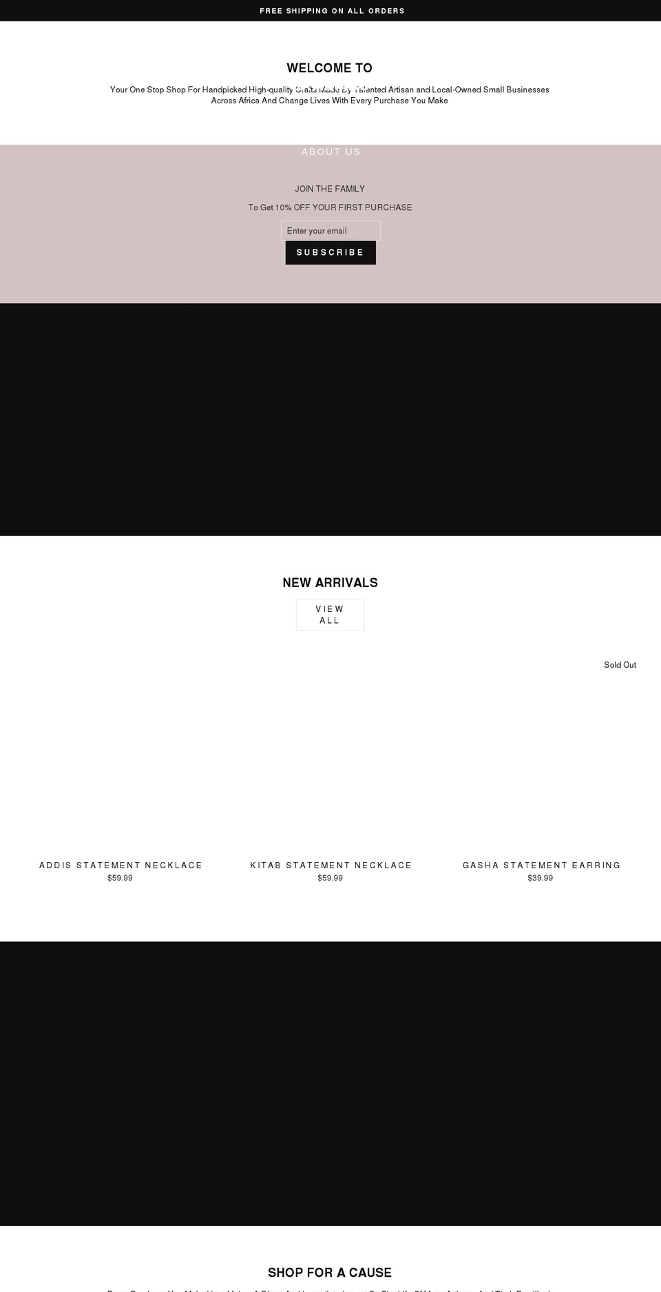 skadmas.com shopify website screenshot