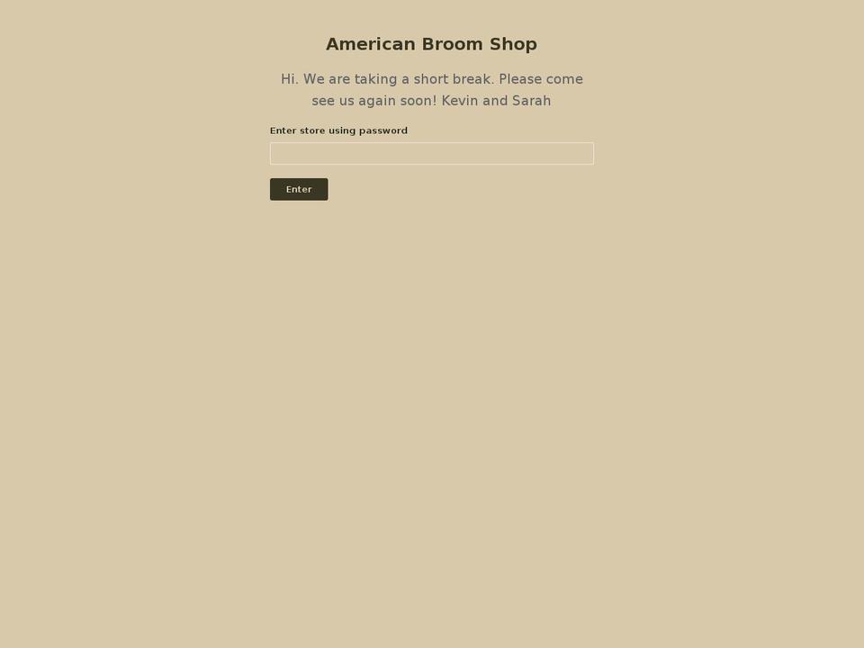 skagitbroomworks.com — Shopify storefront screenshot