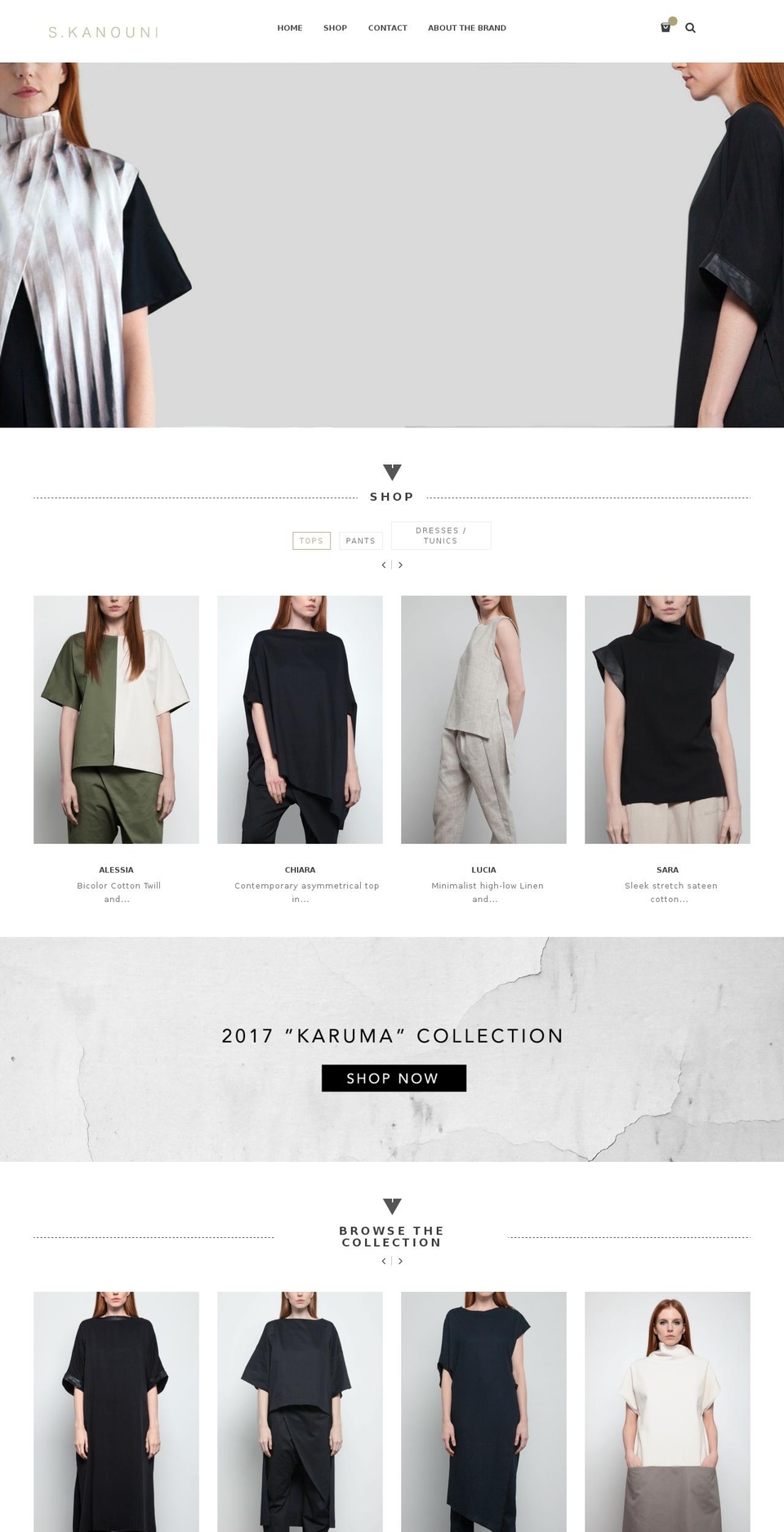 lavoro Shopify theme site example skanouni.com