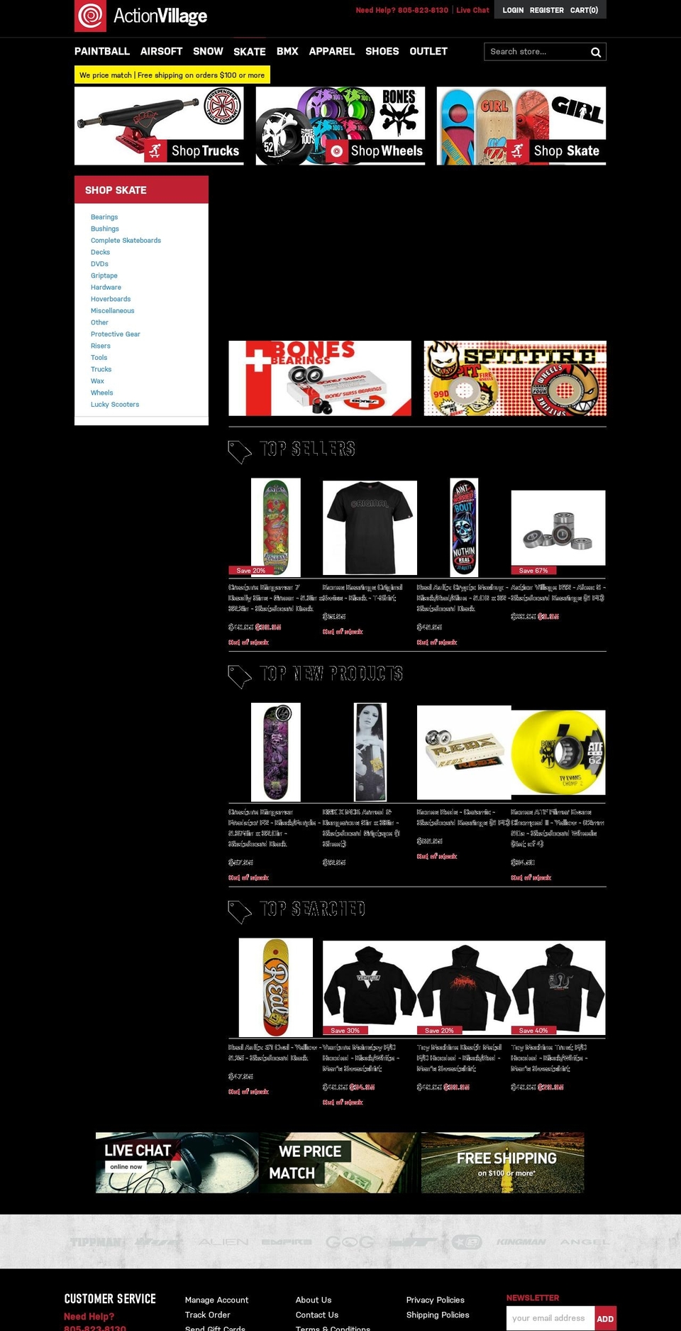 [Plus] v2 Migration - ActionVillage by SDG Shopify theme site example skateboardgear.biz