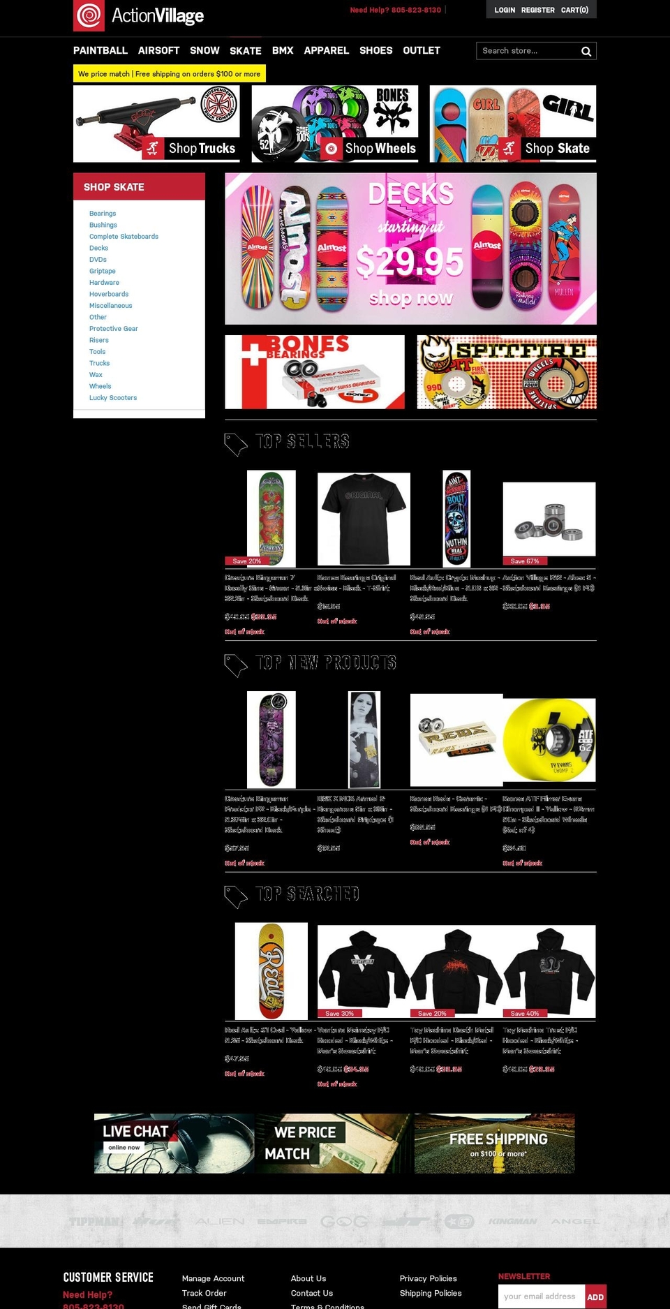 [Plus] v2 Migration - ActionVillage by SDG Shopify theme site example skateboardgear.net