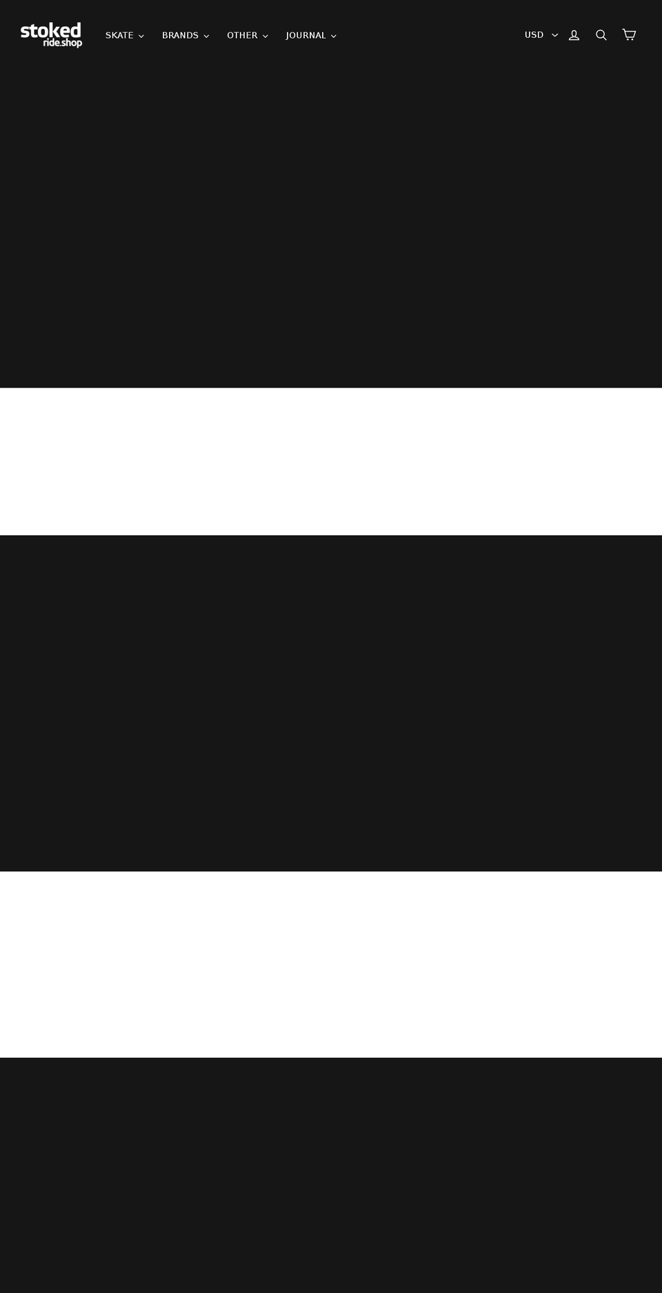 skateboardstoked.com — Shopify storefront screenshot