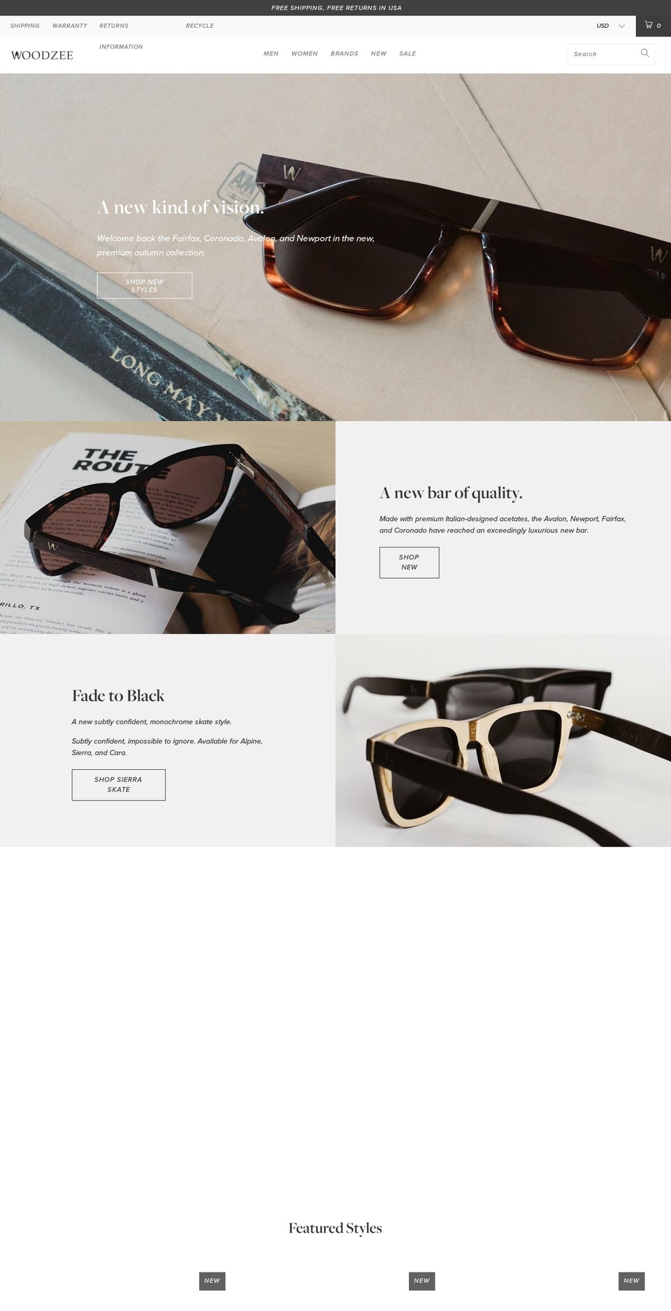 Turbo - Page Details Templates Shopify theme site example skateboardsunglasses.com