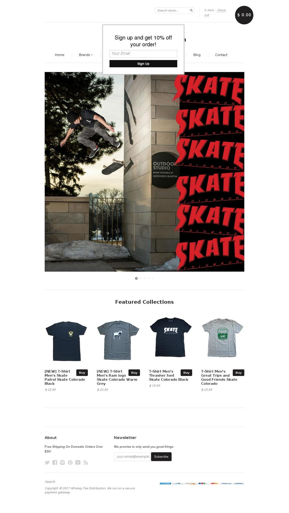 skatecolorado.com shopify website screenshot
