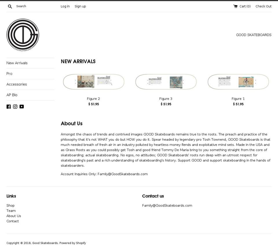 skateforgood.com — Shopify storefront screenshot
