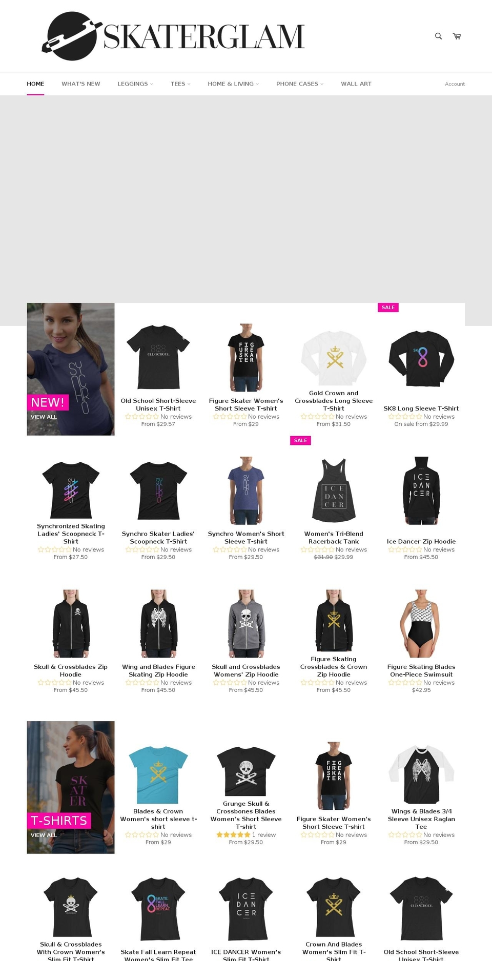 skateglam.com shopify website screenshot