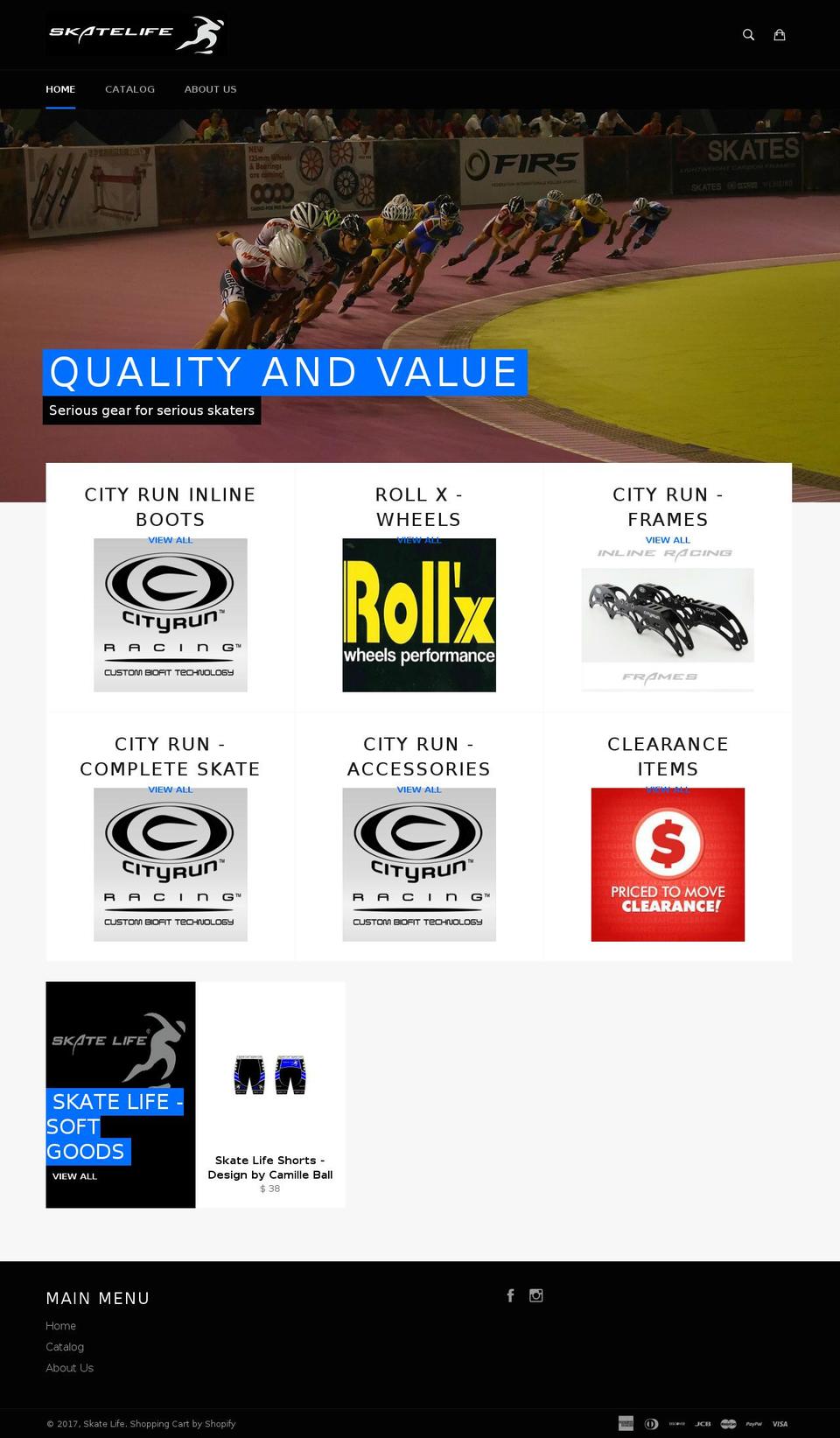 skatelife.us shopify website screenshot