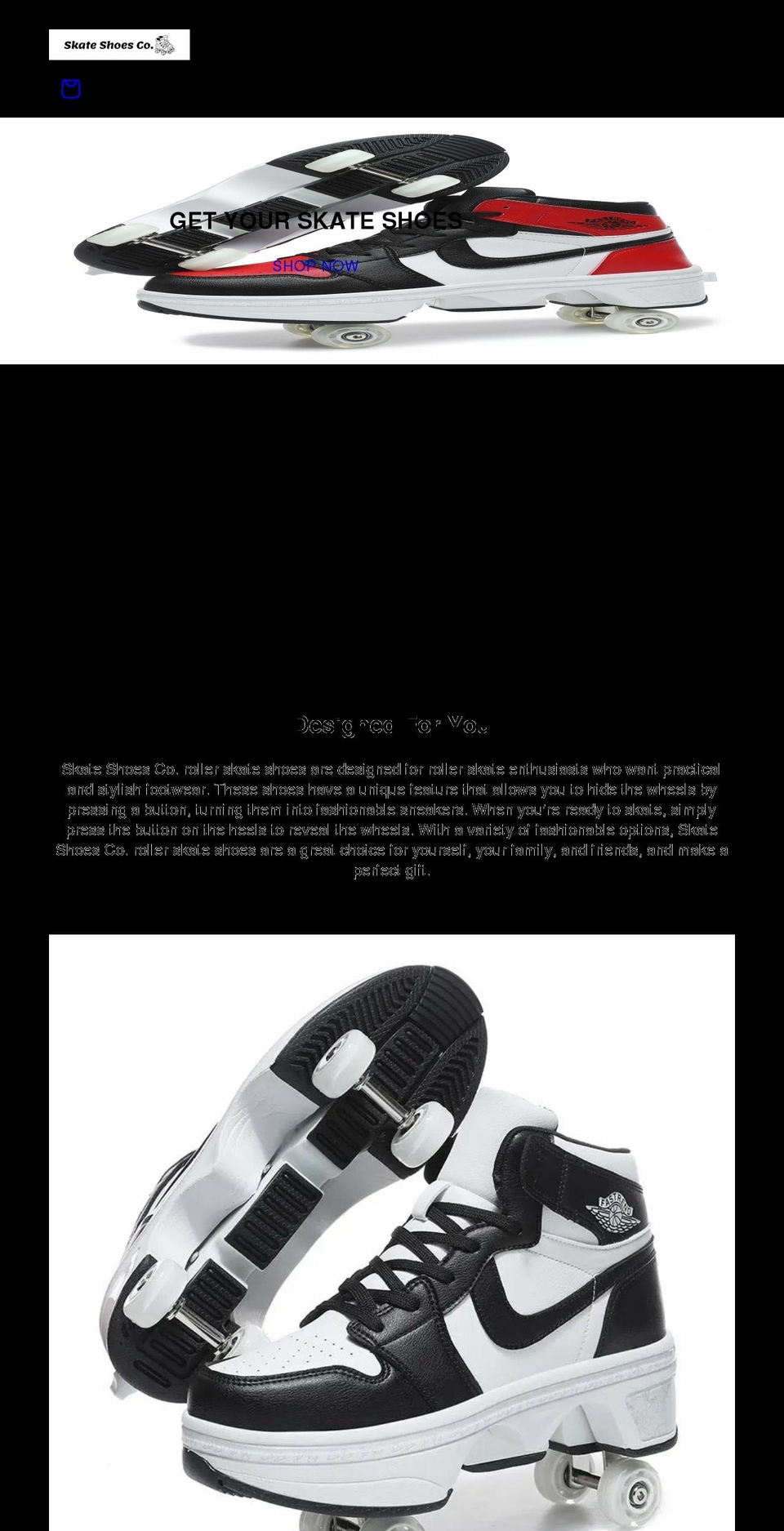 skateshoesco.com — Shopify storefront screenshot
