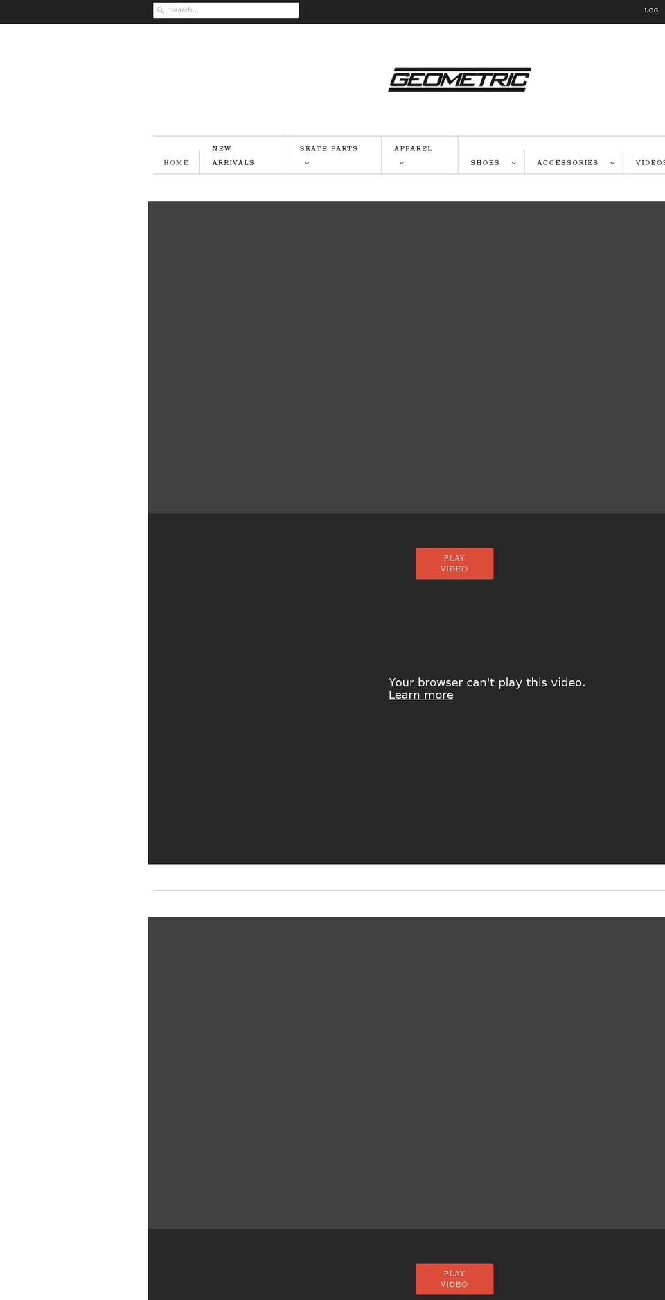 skateshopsinhoustontx.com shopify website screenshot