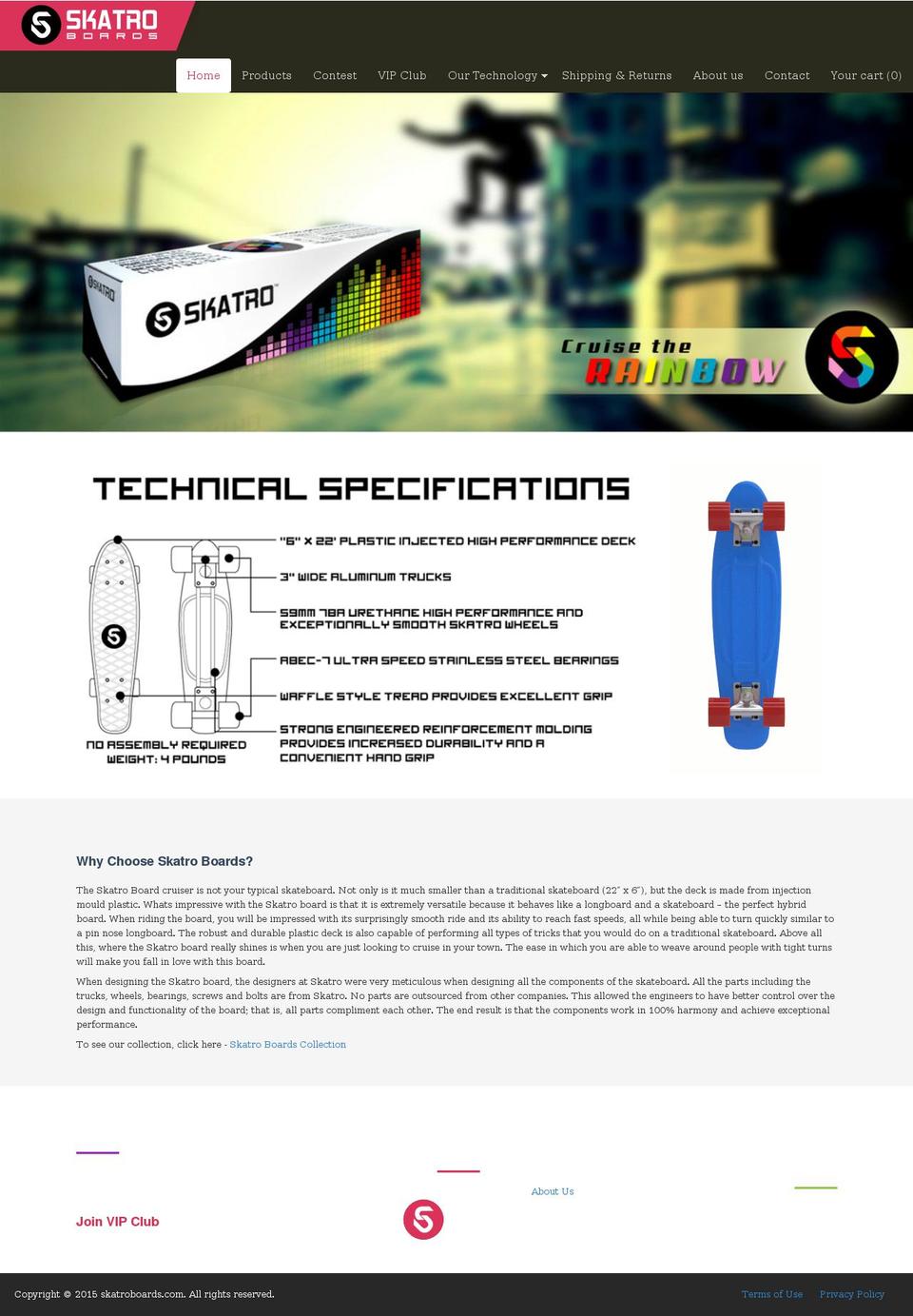 skatroboards.com shopify website screenshot