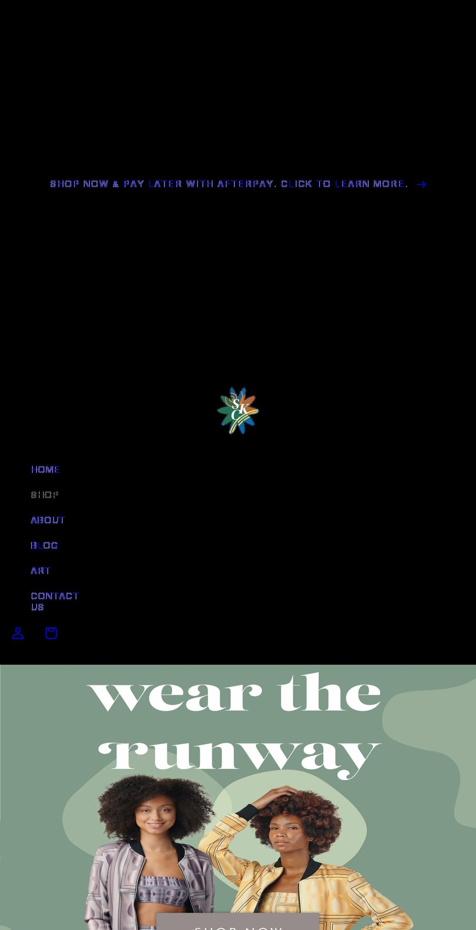 skcreations.com shopify website screenshot