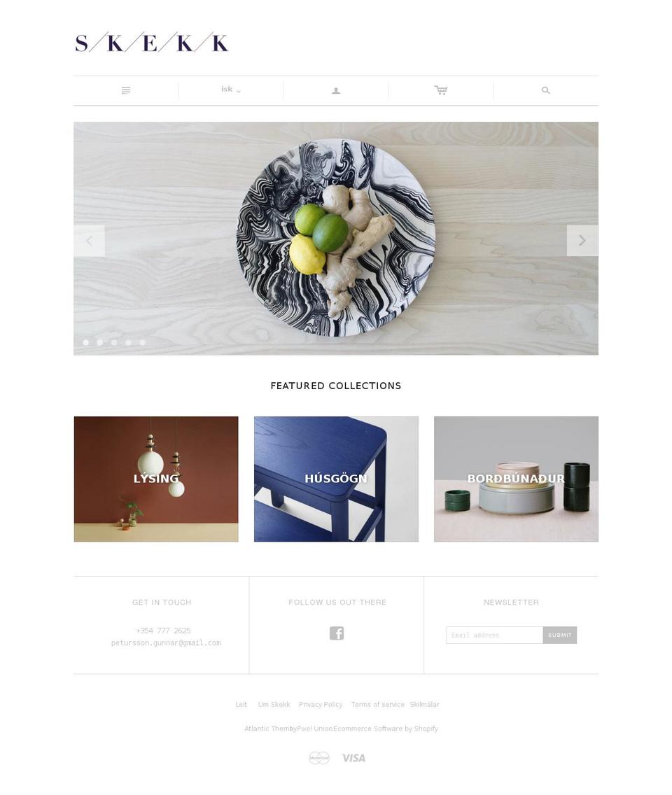 skekk.com — Shopify storefront screenshot