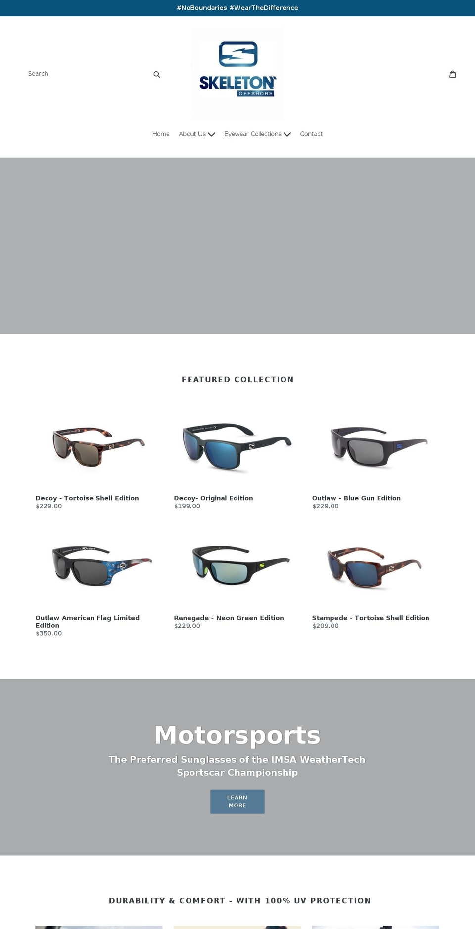 skeletonoffshore.com — Shopify storefront screenshot