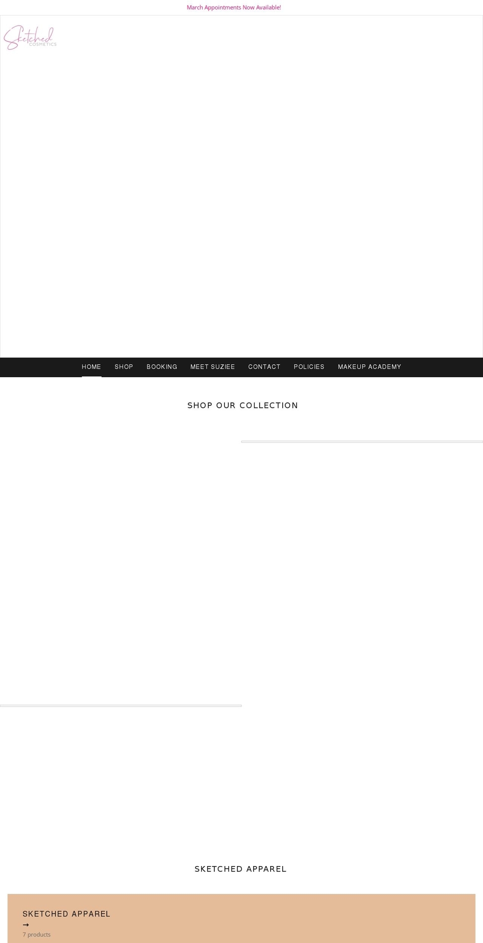 sketchedbysuziee.com shopify website screenshot