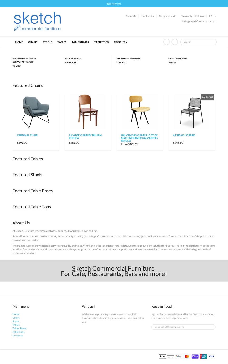 sketchfurniture.com.au shopify website screenshot