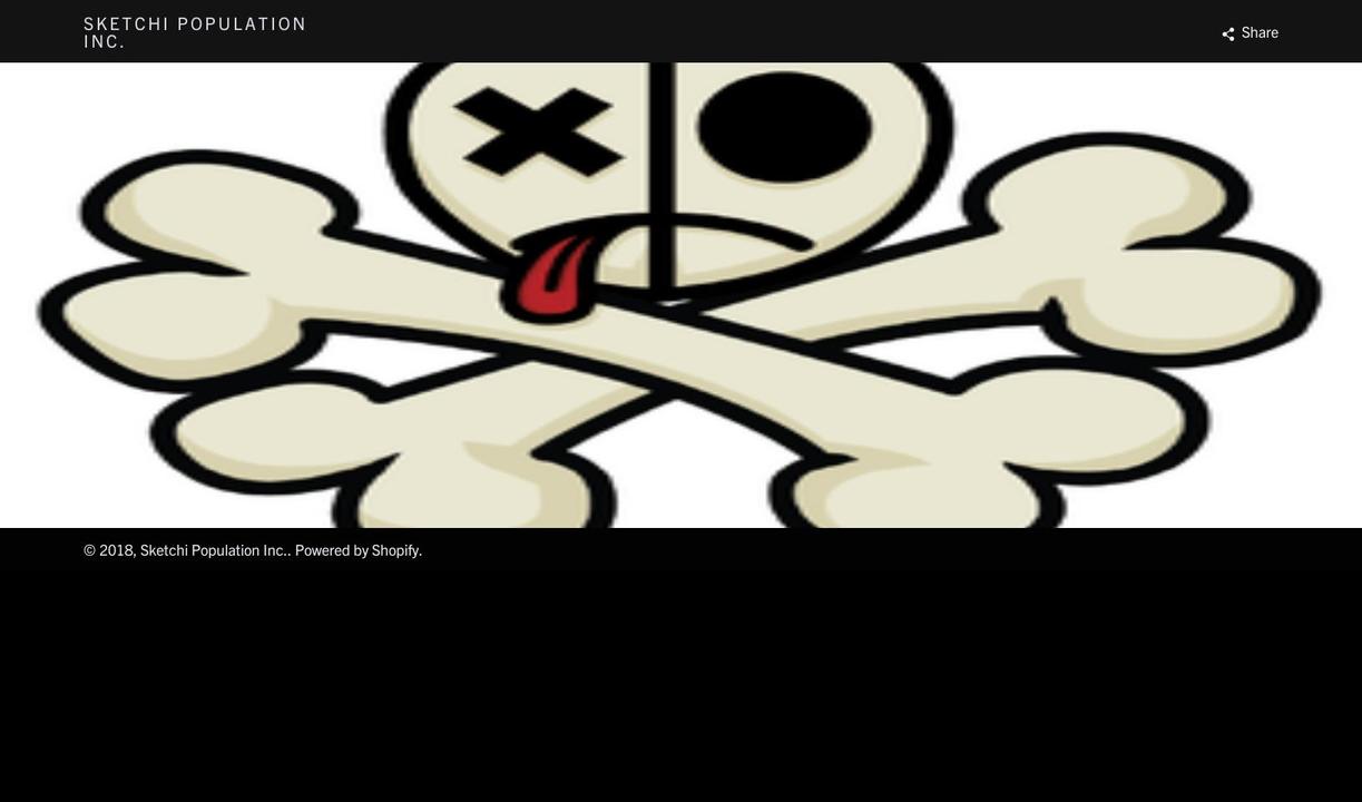 sketchipopulation.com — Shopify storefront screenshot