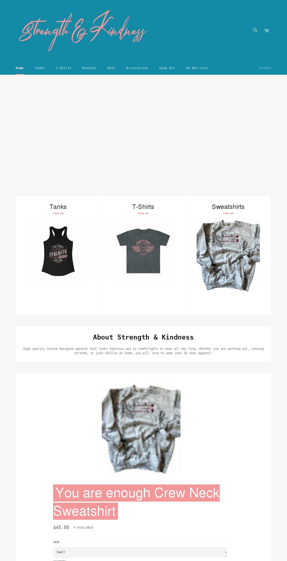 skgear.net shopify website screenshot