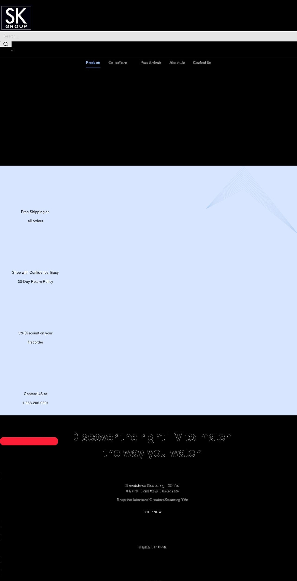 skgusa.com shopify website screenshot