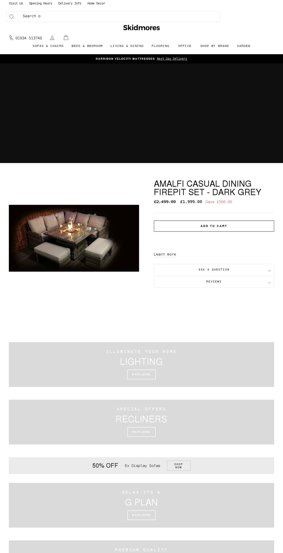 skidmoresltd.co.uk shopify website screenshot