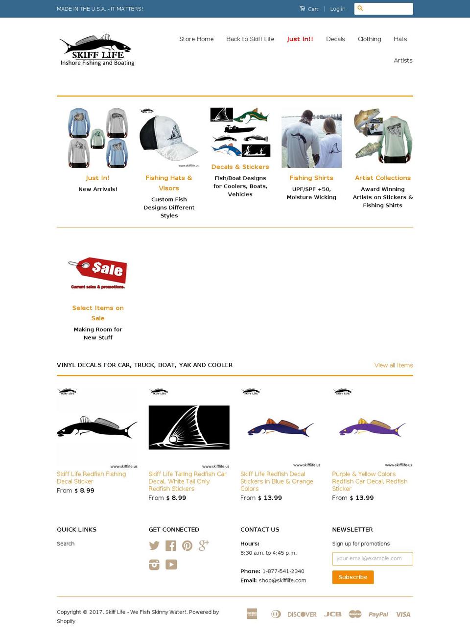 skifflife.us shopify website screenshot