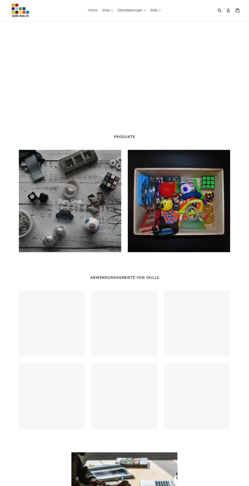 skills-box.ch shopify website screenshot