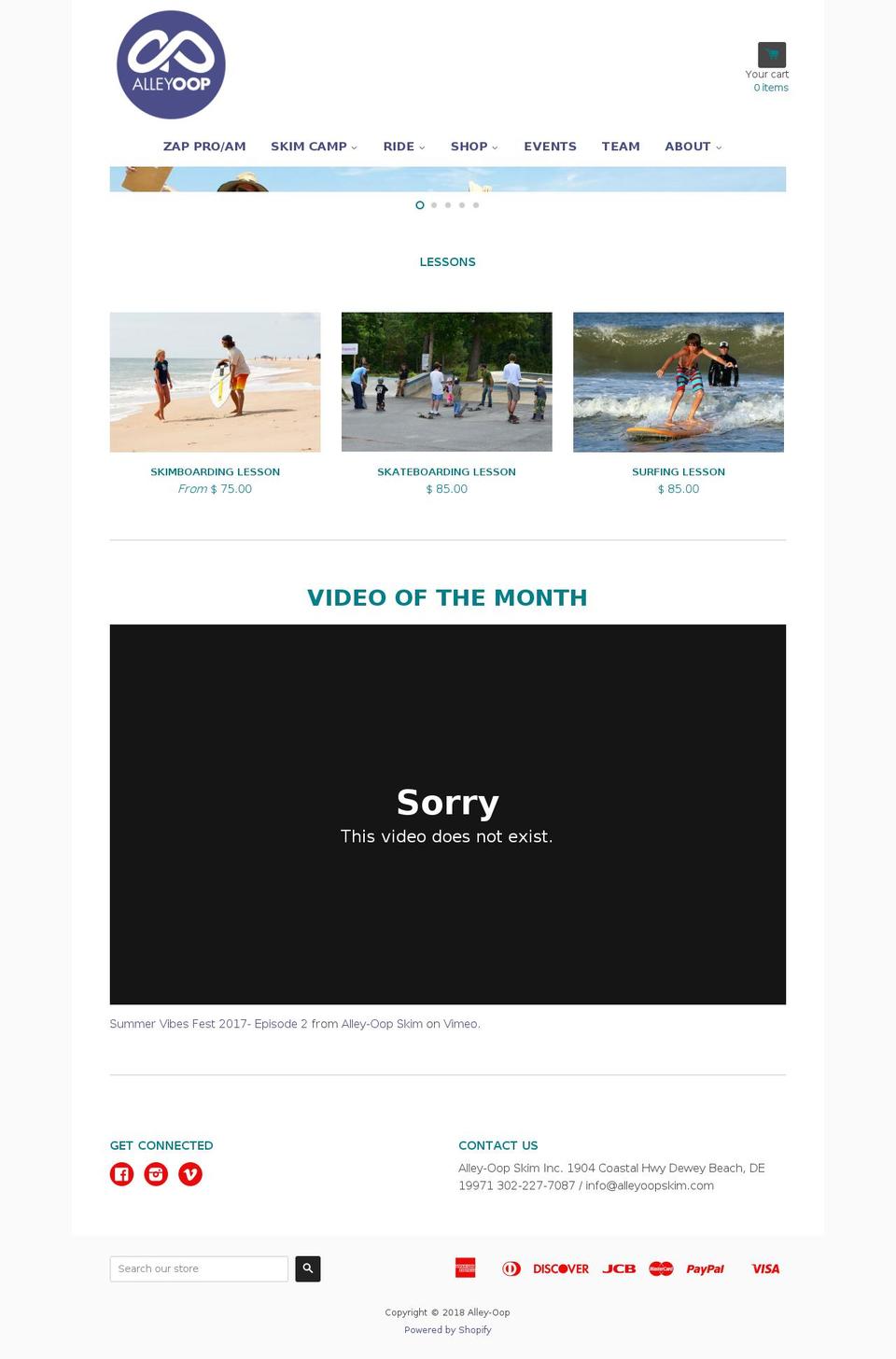 skimcamp.com — Shopify storefront screenshot