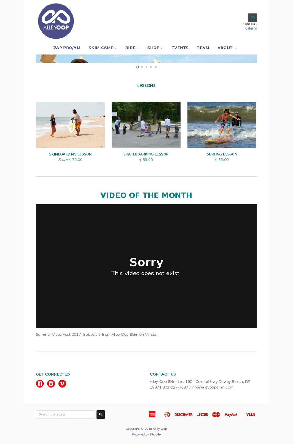 skimcamp.net shopify website screenshot