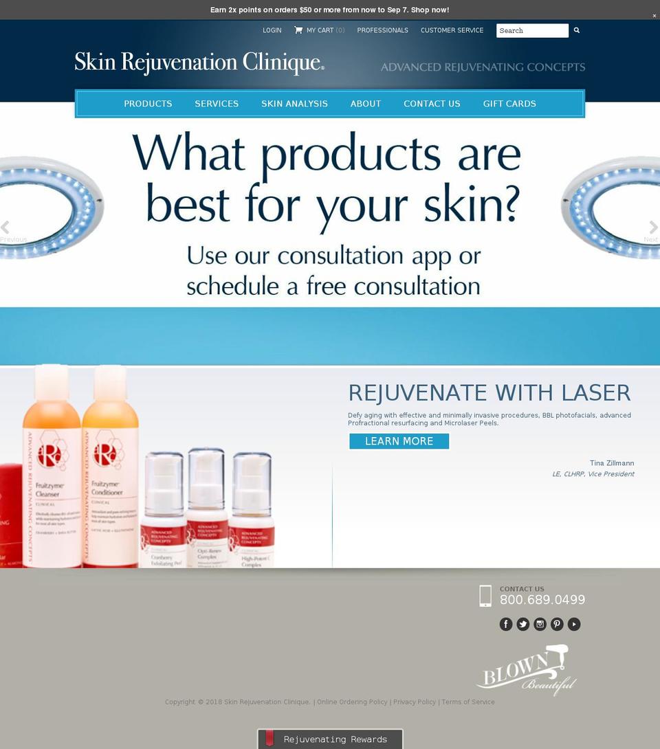 skin-rejuvenation.myshopify.com — Shopify storefront screenshot