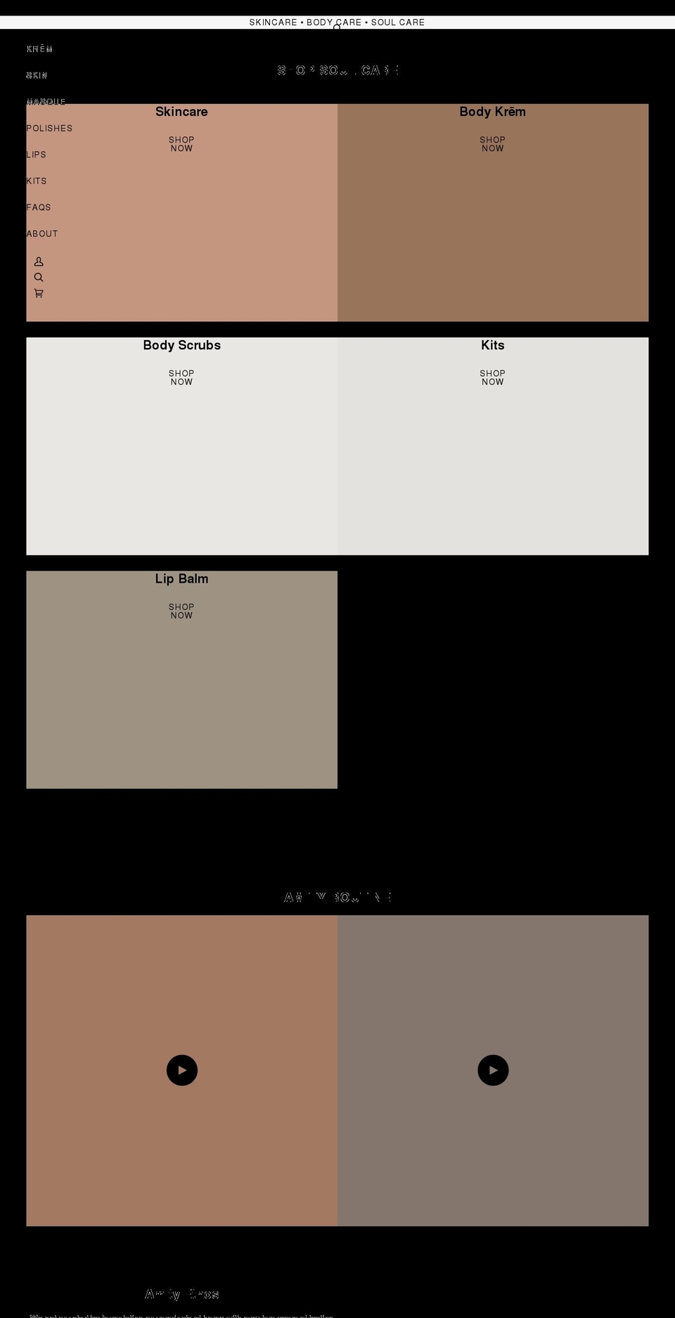 skinamity.com shopify website screenshot