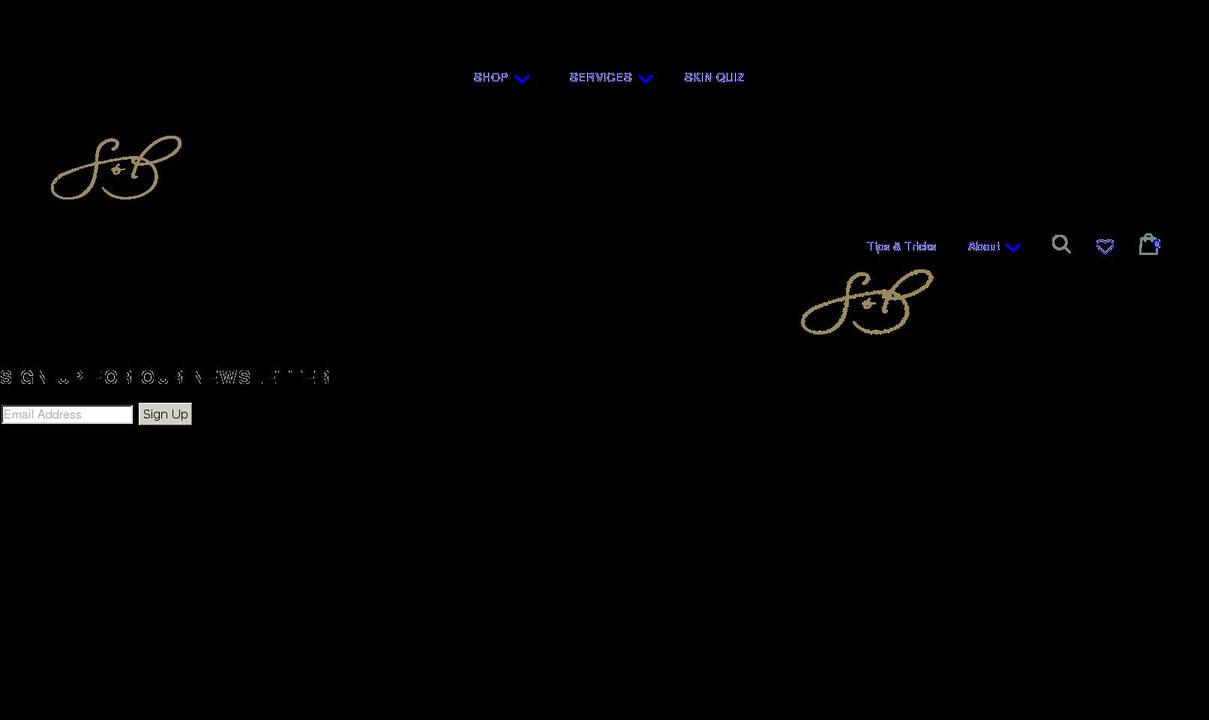 skinbyblair.com shopify website screenshot