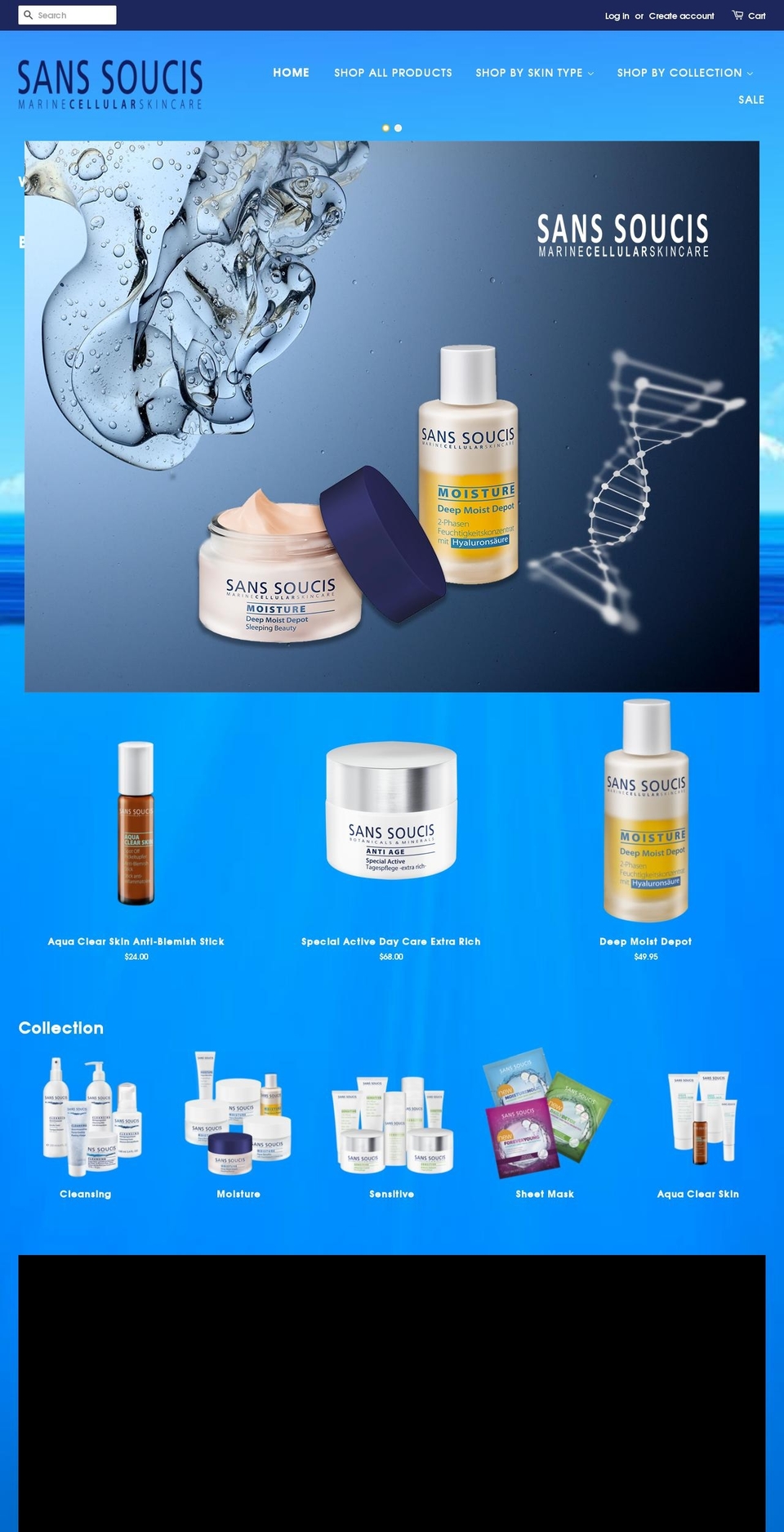 skincare.direct shopify website screenshot
