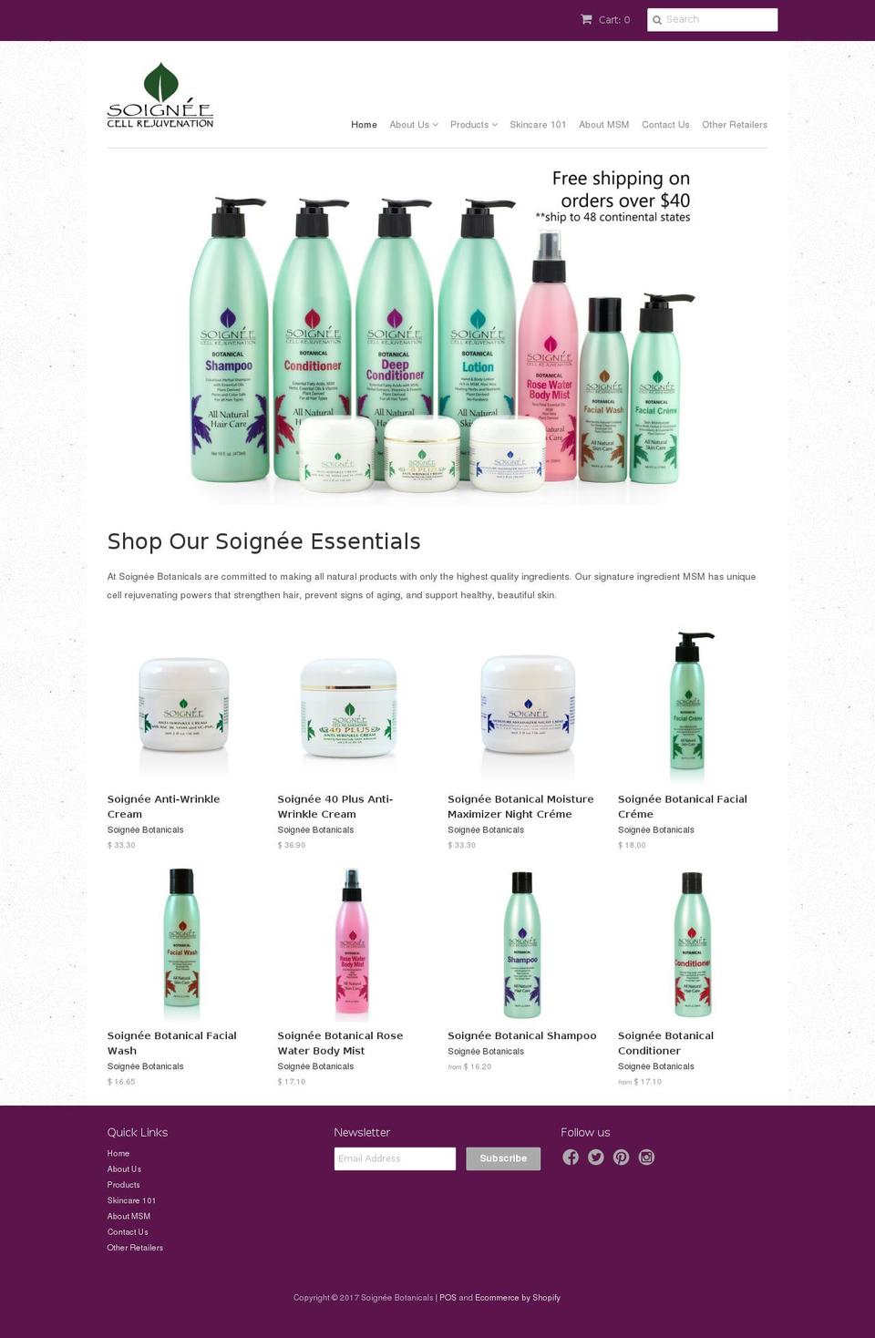 skincarebyjackiechristie.com shopify website screenshot