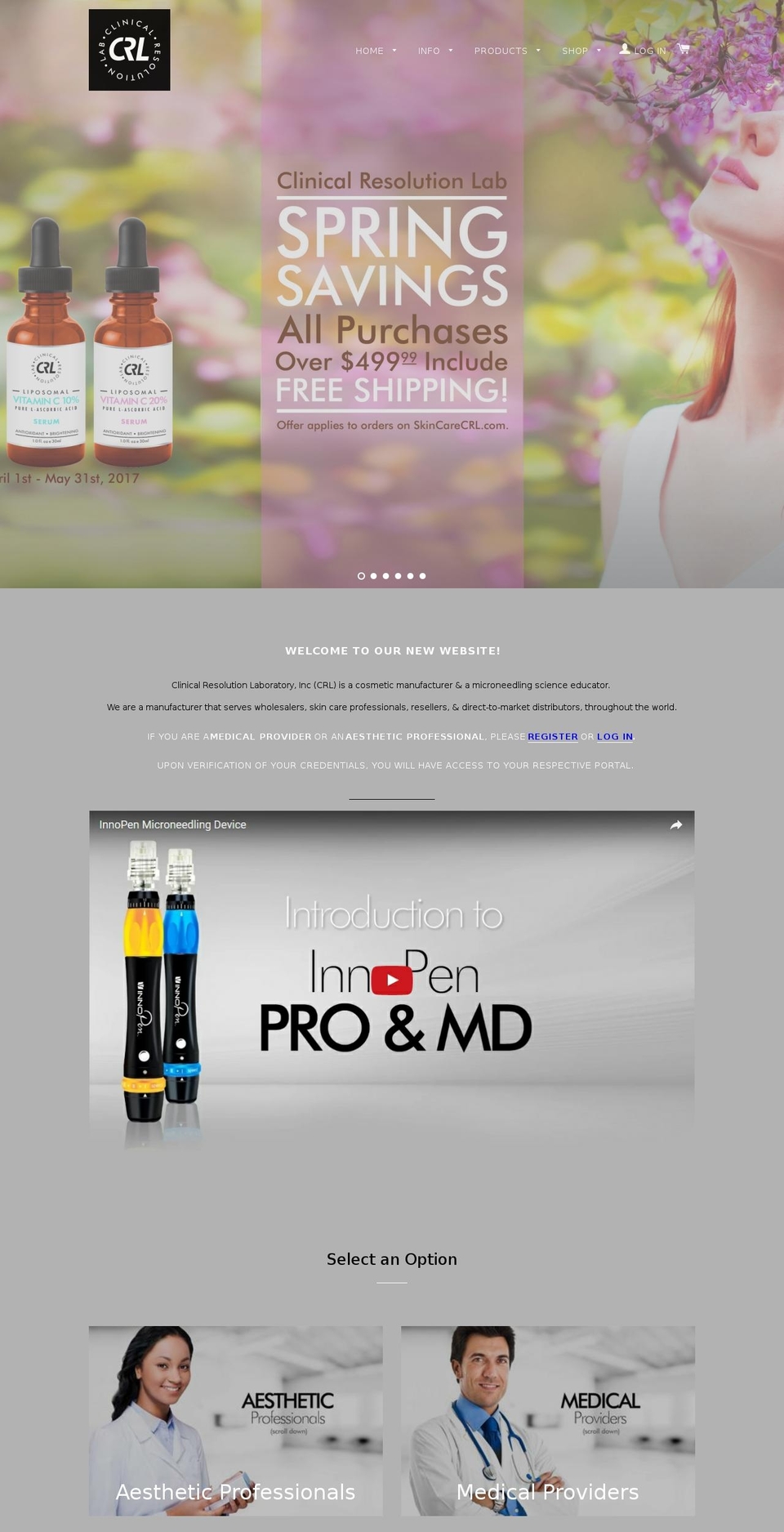 skincarecrl.com shopify website screenshot