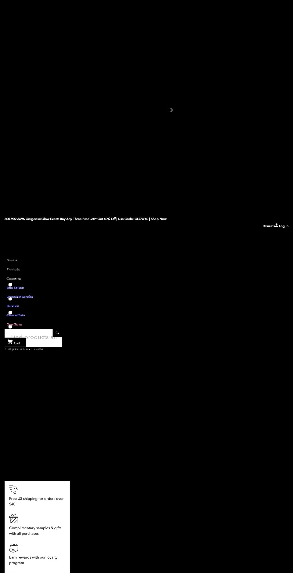 skincareessentials.com shopify website screenshot