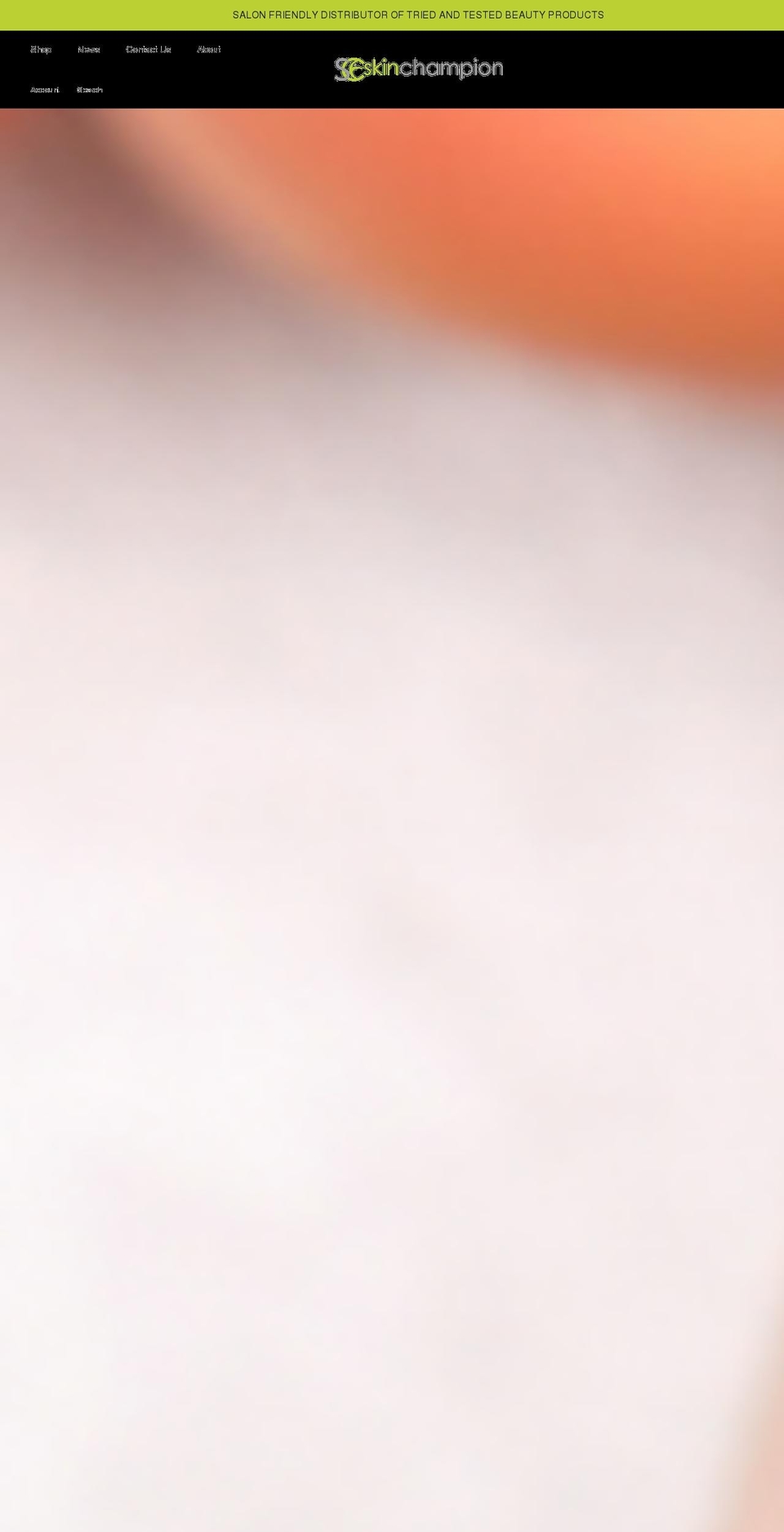 skinchampion.co.uk shopify website screenshot