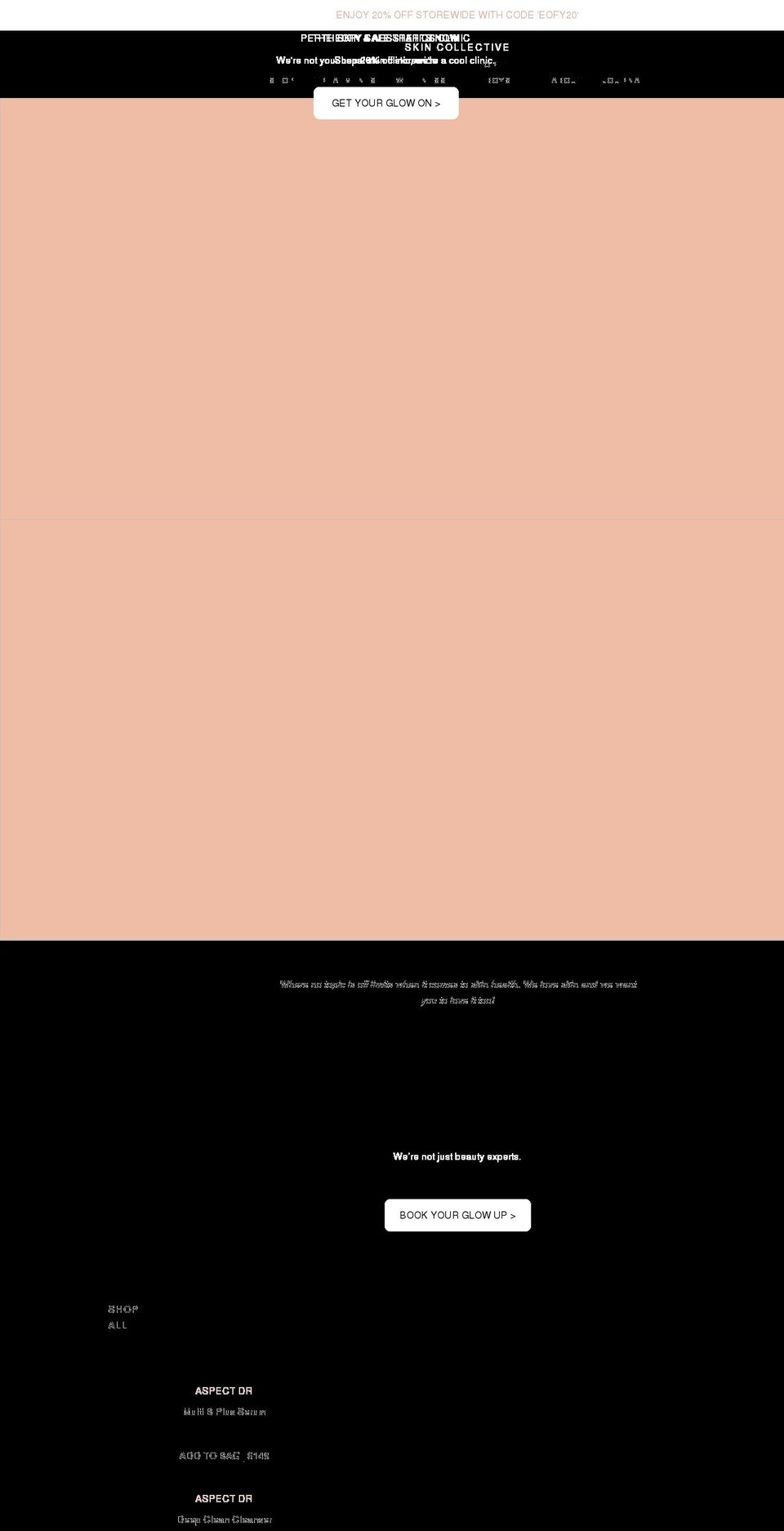 skincollective.com.au shopify website screenshot