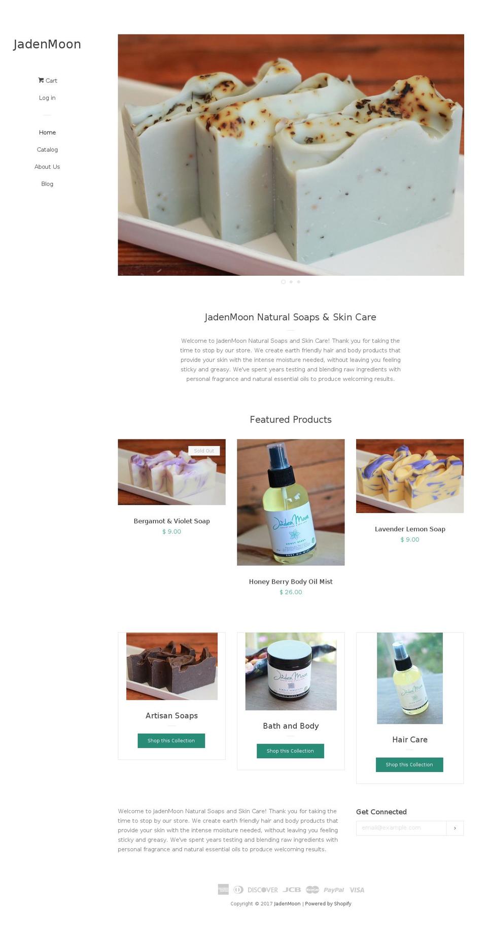 skindesserts.com shopify website screenshot