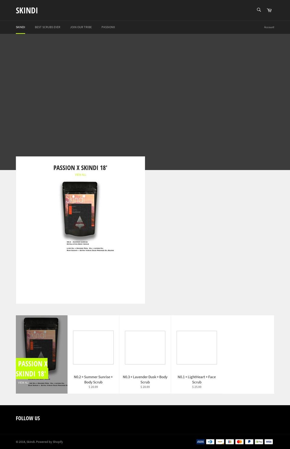 skindi.com — Shopify storefront screenshot