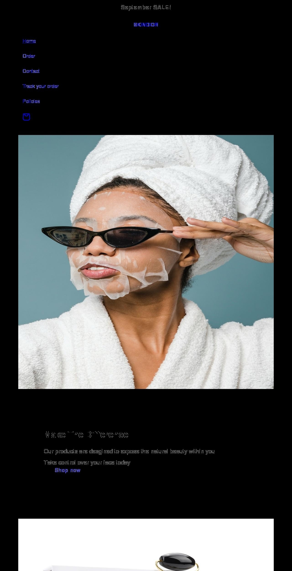 skindior.com shopify website screenshot